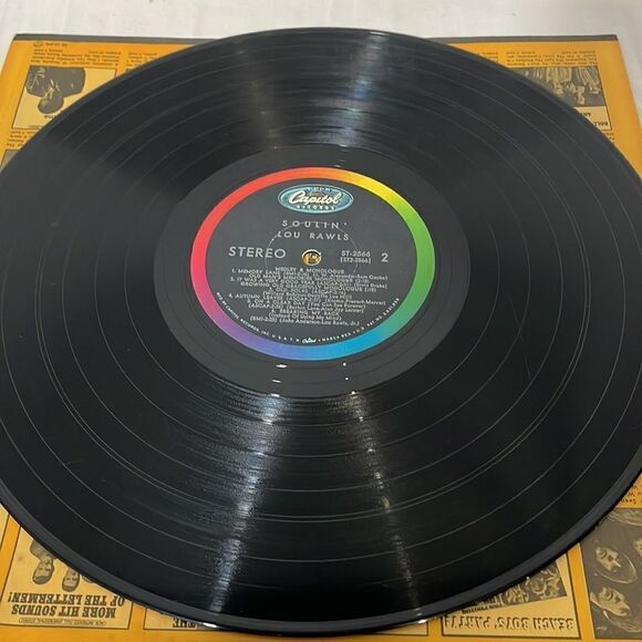 Lou Rawls vinyl Record soulin’ - Picture 8 of 9